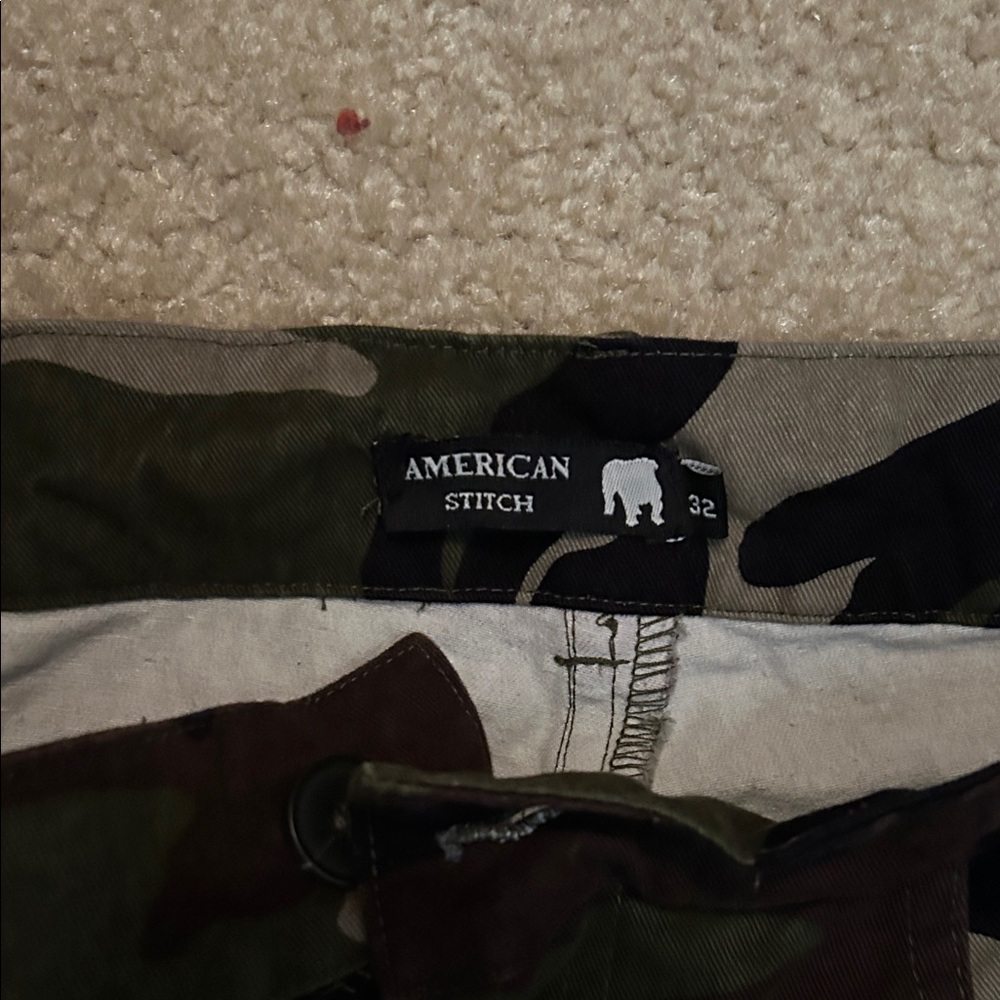 NWOT American Stitch Camouflage Cargo Pants - Picture 2 of 3